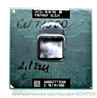 Процессор для ноутбука Celeron T3500 2.1ГГц (SLGJV) б/у