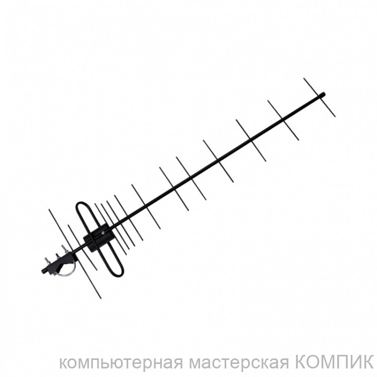 Телевизионная антенна уличная ДМВ Эфир 18AF (питание от цифр прист. 5V)