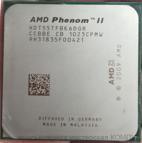Процессор AM3 Soket Phenom II X6 1055T 2,8Ггц/6Мб/4000Мгц б/у