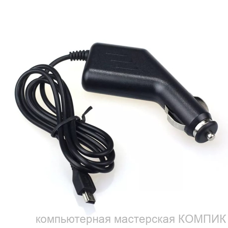 Автомобильное з/у  5V-2000mA = 1000mA (mini USB) 1.5m прямой шт.