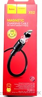 Data-кабель USB для iPhone Lightning 8-pin 1m. Hoco X52 (магнит)