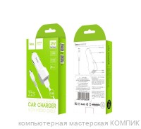 Автомобильное з/у 5V-2400mA (microUSB) Hoco Z23