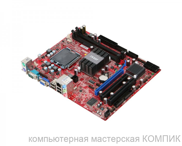 Материнская плата 775 Soket MSI MS-7529 + E4450 2.2 Ггц б/у