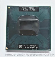 Процессор для ноутбука  Core 2 Duo T5500 1.66ггц (LF80537) б/у