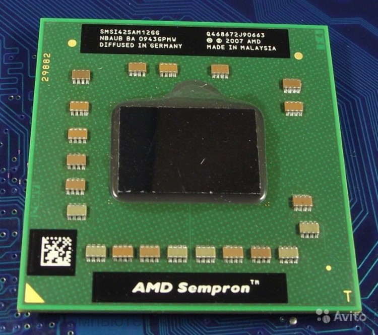 Процессор для ноутбука AMD Sempron SI-40 2 Ггц (1 ядро) б/у